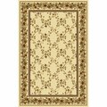 Auric 1427-1714-IVORY Noble Rectangular Ivory Transitional Italy Area Rug- 2 ft. 2 in. W x 8 ft. H AU3169068